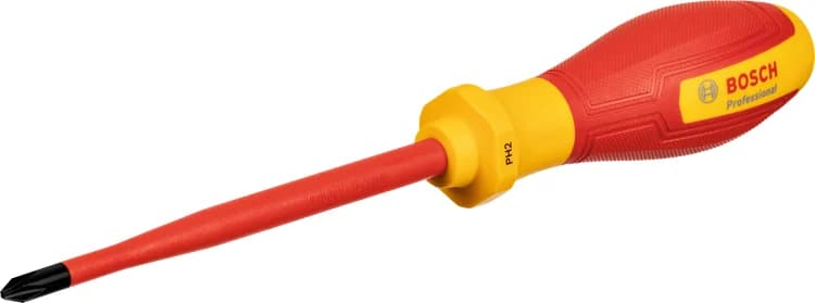 بوش VDE Screwdriver, PH2x125 مفك براغي — VDE Screwdriver, PH2x125