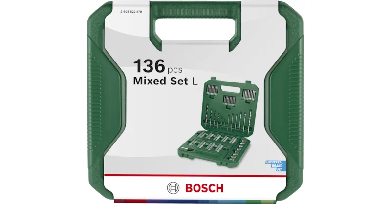 بوش طقم مختلط L، 136 قطعة — Mixed Set L, 136 pcs