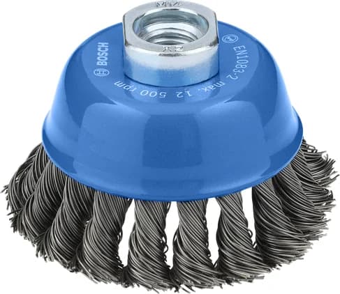 بوش Metal Heavy Cup Brush, 75 x 0.5 mm 6949509254863 فرشاة كأس معدن ثقيلة — Metal Heavy Cup Brush, 75 x 0.5 mm 6949509254863