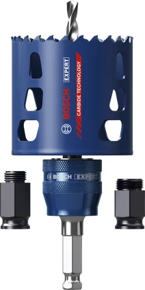 بوش EXPERT Multi Material Power Change Plus Hole Saw Kit, 51 x 60 mm 6949509248084 طقم منشار ثقب — EXPERT Multi Material Power Change Plus Hole Saw Kit, 51 x 60 mm 6949509248084