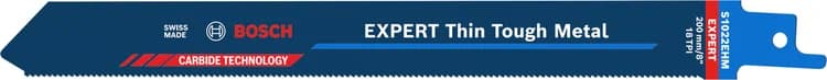 بوش EXPERT ‘Thin Tough Metal’ S 1022 EHM شفرة منشار ترددي — EXPERT ‘Thin Tough Metal’ S 1022 EHM Reciprocating Saw Blade 1-pc