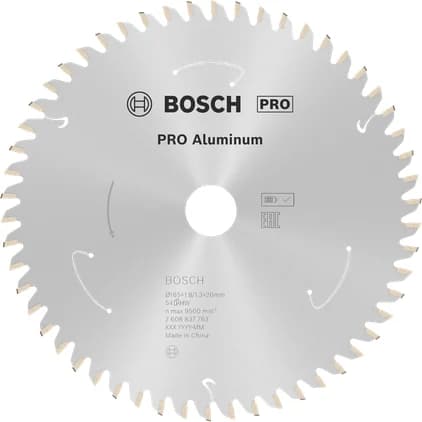 بوش Aluminium cordless Circular Saw Blade, 165 x 1.8 x 20 mm شفرة منشار دائري — Aluminium cordless Circular Saw Blade, 165 x 1.8 x 20 mm
