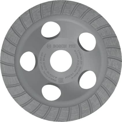 بوش Multi Material Grinding Head رأس تجليخ 5 x 125 x 22.23 mm — Multi Material Grinding Head, 5 x 125 x 22.23 mm