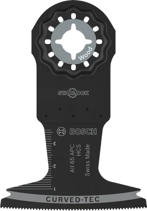 بوش Wood Cutting Blade AII 65 APC, Starlock, 65 x 40 mm شفرة قطع للخشب — Wood Cutting Blade AII 65 APC, Starlock, 65 x 40 mm
