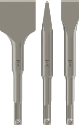 بوش SDS plus-4C Chisel Set, Pointed 140 mm, Flat 20 x 140 mm, Spade 40 x 140 mm, 3 pcs 3165140610681 طقم إزميل — SDS plus-4C Chisel Set, Pointed 140 mm, Flat 20 x 140 mm, Spade 40 x 140 mm, 3 pcs 3165140610681