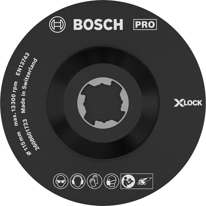 بوش Backing Pad, 115 mm, SCM قاعدة دعم — Backing Pad, 115 mm, SCM