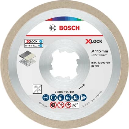 بوش Ceramic Cutting Disc, 115 x 7 mm, Bore X-Lock قرص قطع سيراميك — Ceramic Cutting Disc, 115 x 7 mm, Bore X-Lock