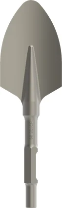 بوش HEX 30-4C Spade Chisel Rounded, 135 x 400 mm إزميل مسطح مستدير — HEX 30-4C Spade Chisel Rounded, 135 x 400 mm