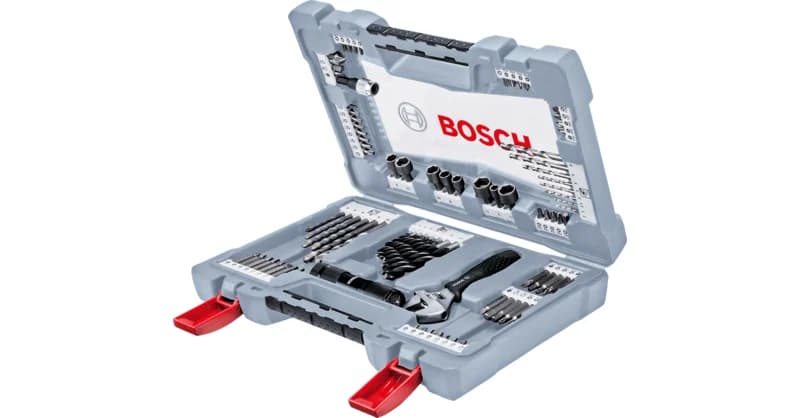 بوش 91pcs Premium X-Line drill bit and screwdriver bit set طقم ريش ثقب ورؤوس مفكات — 91pcs Premium X-Line drill bit and screwdriver bit set