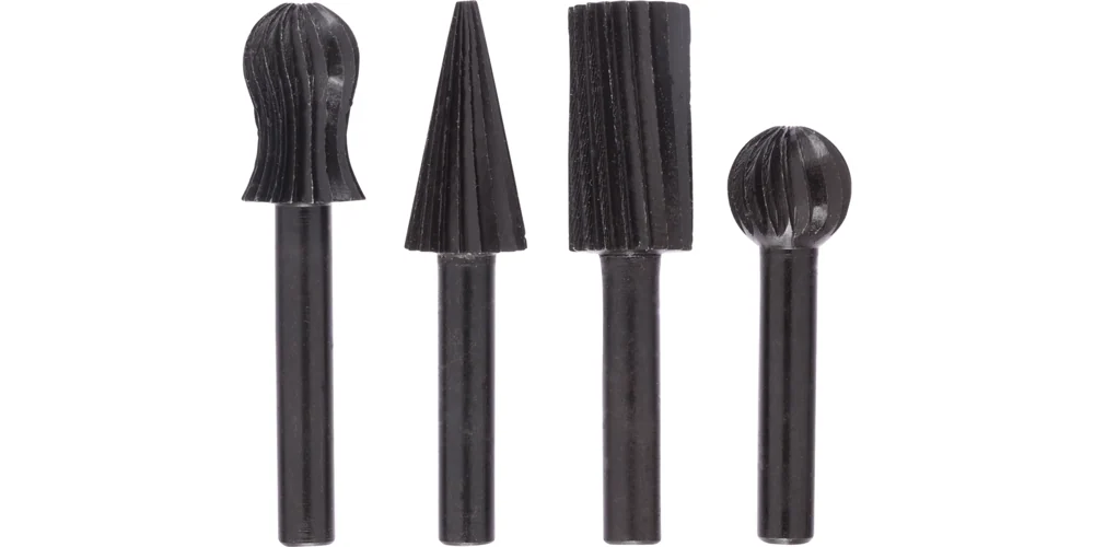 Bosch Router File Set for Free-Hand Routing 4 Pieces — Router File Set for Free-Hand Routing 4 Pieces