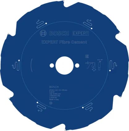 بوش EXPERT Fibre Cement شفرة منشار دائري 216 x 2.2/1.6 x 30 mm T6 — EXPERT Fibre Cement Circular Saw Blade, 216 x 2.2/1.6 x 30 mm, T6