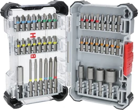 بوش Extra Hard Screwdriver Bit Set, Display, 43 pcs طقم ريش مفك — Extra Hard Screwdriver Bit Set, Display, 43 pcs