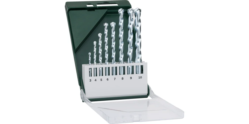 بوش Masonry Drill Bit manufactured to ISO 5468 Set 8 Pieces طقم لقمة حفر للبناء — Masonry Drill Bit manufactured to ISO 5468 Set 8 Pieces