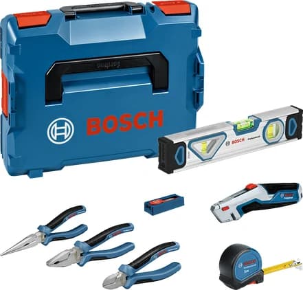 بوش Pliers and Mixed Hand Tools Set, 16 pcs طقم كماشات وعدد يدوية — Pliers and Mixed Hand Tools Set, 16 pcs