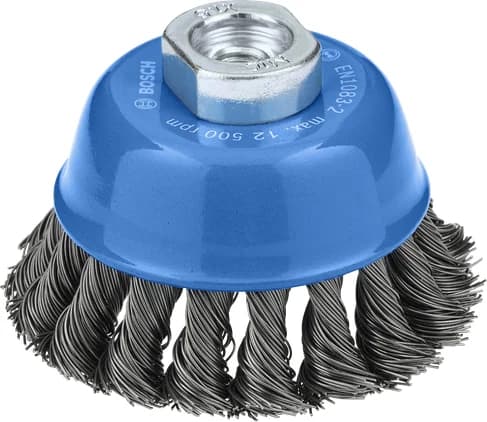 بوش Metal Heavy Cup Brush, 75 x 0.5 mm 6949509254825 فرشاة كأس معدن ثقيلة — Metal Heavy Cup Brush, 75 x 0.5 mm 6949509254825