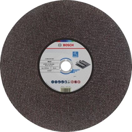 بوش Metal Cutting Disc, 355 x 3 x 25.4 mm 4059952508436 قرص قطع معادن — Metal Cutting Disc, 355 x 3 x 25.4 mm 4059952508436