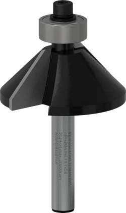 بوش Router Bit Chamfer, 45°, Shank 6 mm لقمة راوتر شطف — Router Bit Chamfer, 45°, Shank 6 mm