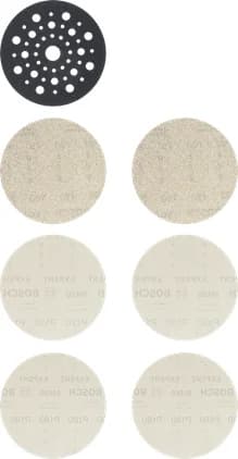 بوش EXPERT M480 Starter Kit for Random Orbital Sanders 125 mm 7-pc طقم بدء شبكة صنفرة — EXPERT M480 Starter Kit for Random Orbital Sanders 125 mm 7-pc