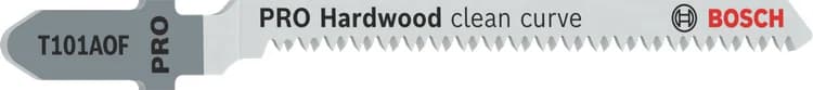 بوش Hardwood clean curve T101AOF Jigsaw Blade, 83 mm, 5 pcs شفرة منشار أركت — Hardwood clean curve T101AOF Jigsaw Blade, 83 mm, 5 pcs