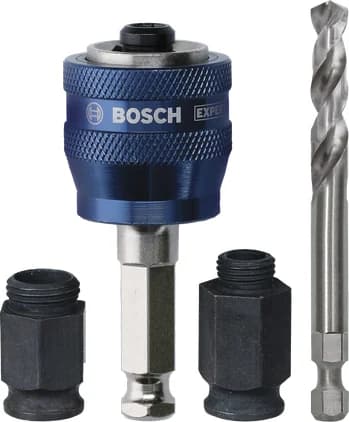 بوش EXPERT Power Change Plus Converting Set ساق سداسي 11 mm HSS-G 7.15 x 45 x 85 mm صامولتا محول — EXPERT Power Change Plus Converting Set, Hex Shank 11 mm, HSS-G, 7.15 x 45 x 85 mm, 2 Adapter Nuts