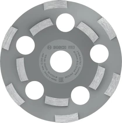 بوش Abrasive Grinding Head, 50 x 125 mm, 22.23 mm رأس تجليخ — Abrasive Grinding Head, 50 x 125 mm, 22.23 mm