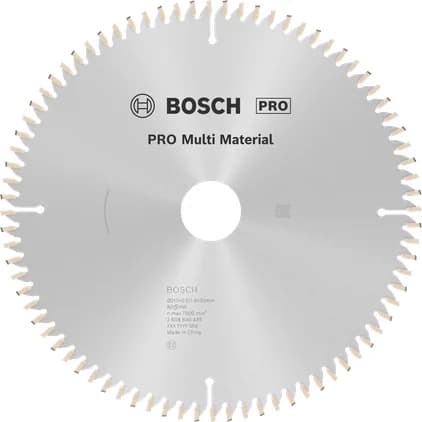 بوش Multi Material Circular Saw Blade شفرة منشار دائري 210 x 2.5 x 30 mm — Multi Material Circular Saw Blade, 210 x 2.5 x 30 mm