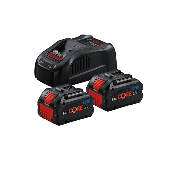 بوش 2 x ProCORE18V 5.5Ah + GAL 1880 CV 1600A0214D — 2 x ProCORE18V 5.5Ah + GAL 1880 CV 1600A0214D