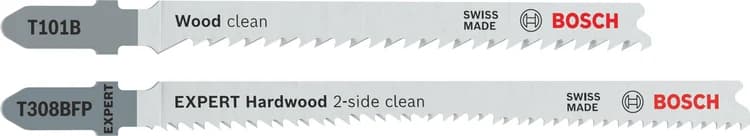 Bosch T101B and EXPERT Hardwood 2-side clean T308BFP Jigsaw Blades, 26 pcs 4053423853728 — T101B and EXPERT Hardwood 2-side clean T308BFP Jigsaw Blades, 26 pcs 4053423853728