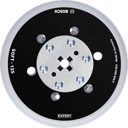 بوش EXPERT Multihole Sanding Pad Universal, 125 mm, Soft وسادة صنفرة — EXPERT Multihole Sanding Pad Universal, 125 mm, Soft