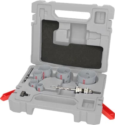 بوش طقم عمود Q-Lock لمنشار الثقب للمواد المتعددة، 10 قطع — Multi Material Hole Saw Q-Lock Arbor Set, 10 pcs