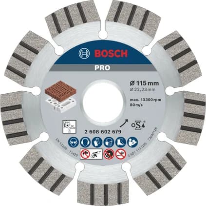 بوش Abrasive Diamond Disc, 115 x 22.23 mm قرص ألماس جلخ — Abrasive Diamond Disc, 115 x 22.23 mm