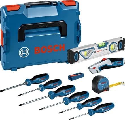 بوش Screwdrivers and Mixed Hand Tools Set, 19 pcs طقم مفكات وأدوات يدوية مختلطة — Screwdrivers and Mixed Hand Tools Set, 19 pcs