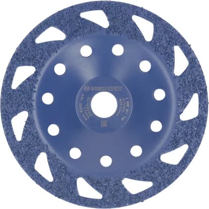بوش EXPERT Multi Material Carbide رأس تجليخ متوسط، مسطح، 180 mm، 22.23 mm — EXPERT Multi Material Carbide Grinding Head Medium, Flat, 180 mm, 22.23 mm