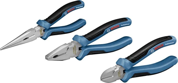 بوش Pliers Set, 3 pcs طقم كماشات — Pliers Set, 3 pcs