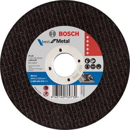 بوش Best for Metal 125x3.0x22.23 cutting disc قرص قطع — Best for Metal 125x3.0x22.23 cutting disc