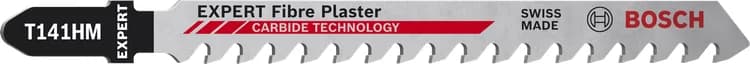 بوش EXPERT ‘Fiber Plaster’ T 141 HM شفرة منشار أركت 3 قطع — EXPERT ‘Fiber Plaster’ T 141 HM Jigsaw Blade 3-pc