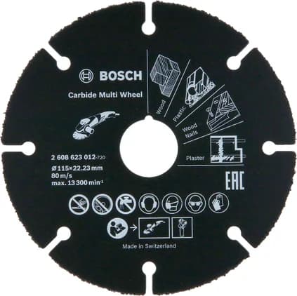 بوش Carbide Multi Wheel cutting disc 115mm قرص قطع — Carbide Multi Wheel cutting disc 115mm