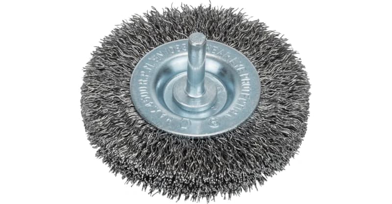 بوش Wire wheels for drills – Crimped wire, 75 mm فرشاة سلكية — Wire wheels for drills – Crimped wire, 75 mm