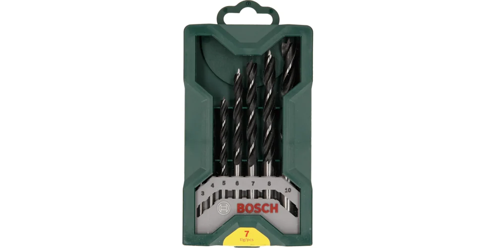 بوش طقم ريش حفر للخشب Mini-X-Line، 7 قطع — Mini-X-Line Wood Drill Bit Set 7 Pieces