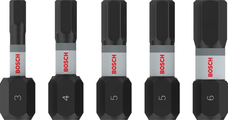 بوش H Impact Bits, H3, H4, H5 (x2), H6, 25 mm, 5 pcs رؤوس مفكات صدمية — H Impact Bits, H3, H4, H5 (x2), H6, 25 mm, 5 pcs