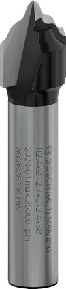 بوش Router Bit Cove and Bead Groove, R 2.4, Shank 8 mm لقمة راوتر تجويف وحبيبية — Router Bit Cove and Bead Groove, R 2.4, Shank 8 mm