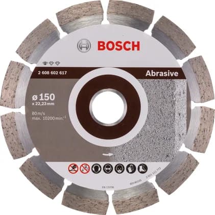 Bosch Standard for Abrasive diamond cutting disc 3165140581233 — Standard for Abrasive diamond cutting disc 3165140581233