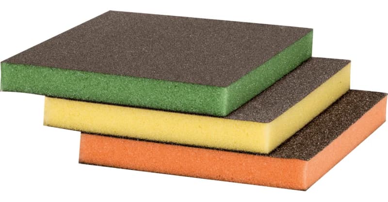 بوش 3 pcs pack sanding pads, contour طقم وسادات صنفرة، كنتور — 3 pcs pack sanding pads, contour