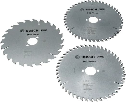 بوش Wood Circular Saw Blade 190 mm 3 pcs Promo Pack شفرة منشار دائري — Wood Circular Saw Blade 190 mm 3 pcs Promo Pack