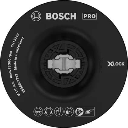 بوش Backing Pad Medium, 115 mm, X-Lock قاعدة دعم متوسطة — Backing Pad Medium, 115 mm, X-Lock
