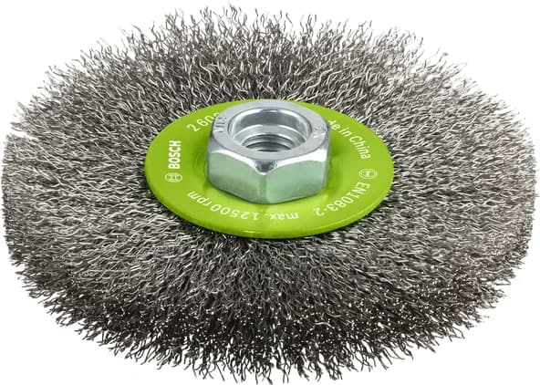 بوش Stainless Steel clean Wire Wheel, 115 x 0.3 mm, Thread فرشاة قرص — Stainless Steel clean Wire Wheel, 115 x 0.3 mm, Thread