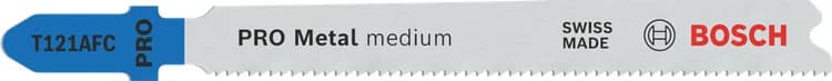بوش Metal medium T121AFC Jigsaw Blade, 92 mm, 5 pcs شفرة منشار أركت — Metal medium T121AFC Jigsaw Blade, 92 mm, 5 pcs