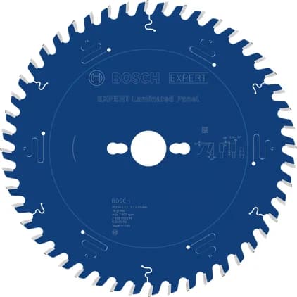 بوش EXPERT Laminated Panel شفرة منشار دائري، 250 × 3.2/2.2 × 30 مم، T48 — EXPERT Laminated Panel Circular Saw Blade, 250 x 3.2/2.2 x 30 mm, T48