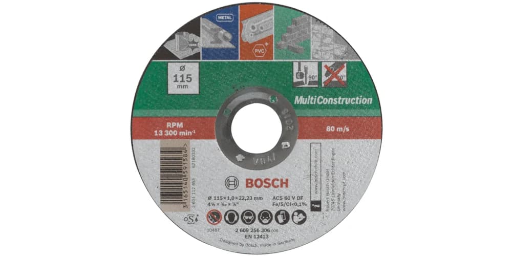 بوش Cutting Disc for Multiconstruction Straight قرص قطع — Cutting Disc for Multiconstruction Straight