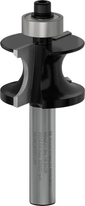 Bosch Router Bit Guided Staff Bead, R 6, Shank 8 mm — Router Bit Guided Staff Bead, R 6, Shank 8 mm